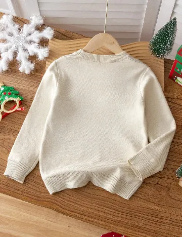 Bluza Shein Kids, crem