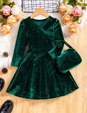 Rochie Shein Kids, verde