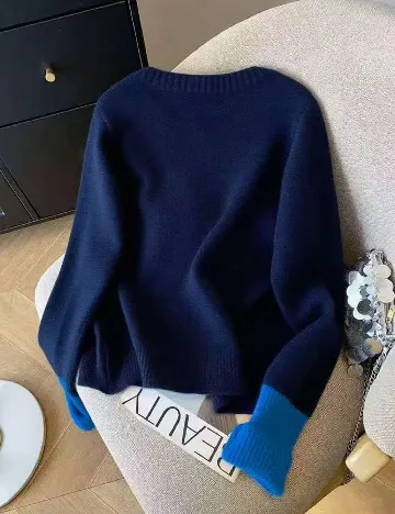 Cardigan SHEIN, bleumarin