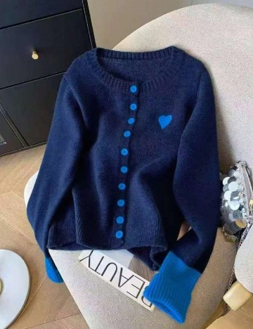 Cardigan SHEIN, bleumarin