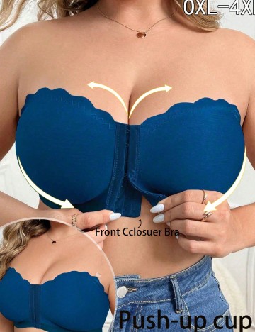 Sutien SHEIN CURVE, albastru