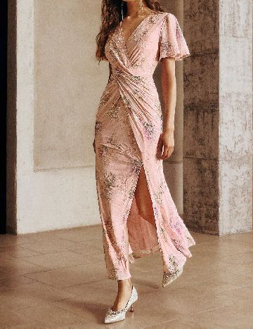 Rochie lunga SHEIN, roz