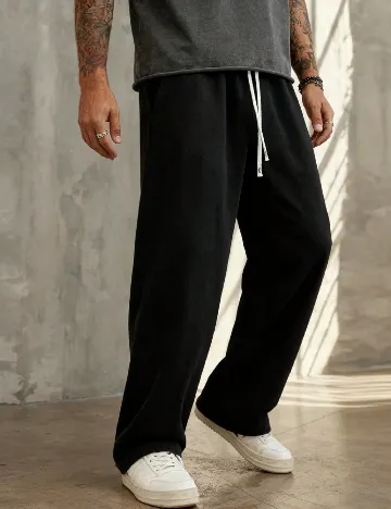 Pantaloni SHEIN, negru
