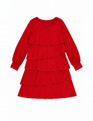 Rochie medie SHEIN CURVE, rosu