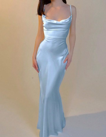 Rochie lunga SHEIN, albastru