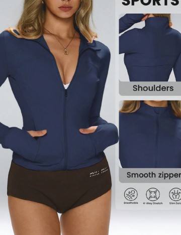 Bluza SHEIN, albastru