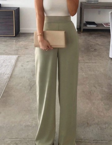 Pantaloni SHEIN, verde