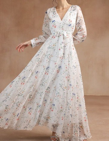 Rochie lunga SHEIN, alb