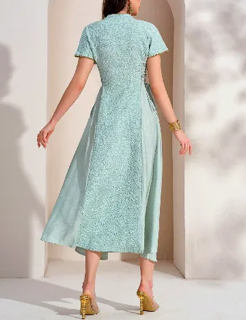 Rochie medie Toleen, verde