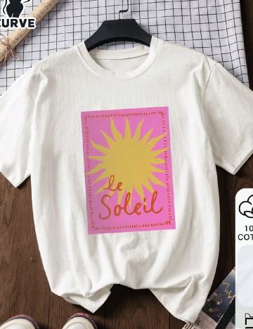 Tricou SHEIN CURVE, alb