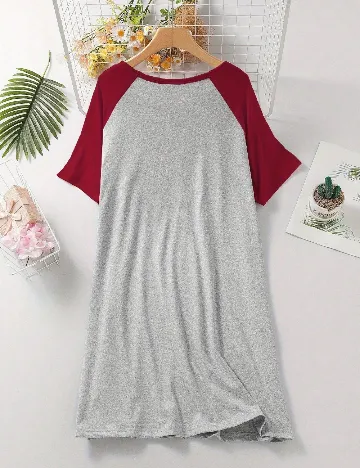 Rochie de noapte SHEIN CURVE, gri