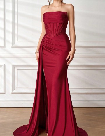 Rochie lunga SHEIN, rosu
