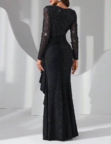 Rochie lunga Miss Tian Co, negru