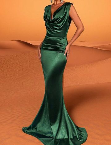Rochie lunga SHEIN, verde