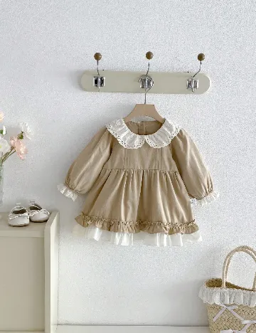 Rochie Shein Kids, crem/alb