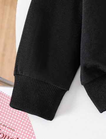 Compleu Shein Kids, negru/albastru