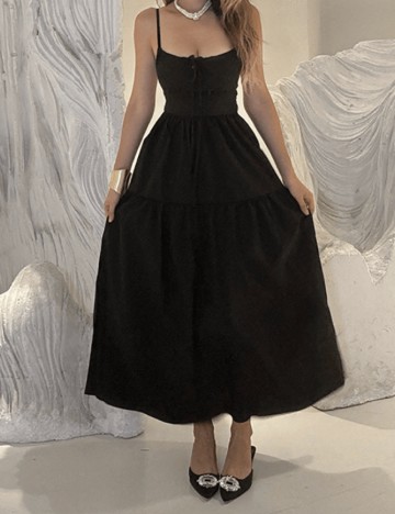 Rochie lunga SHEIN, negru