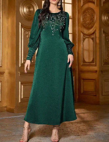 Rochie lunga SHEIN, verde
