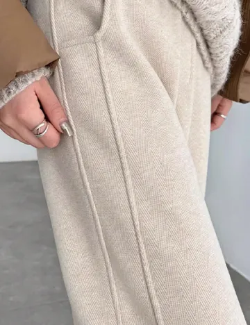 Pantaloni SHEIN, crem