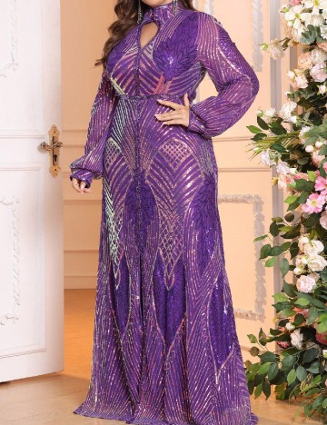 Rochie lunga SHEIN CURVE, mov