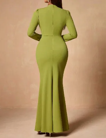 Rochie lunga Toleen, verde