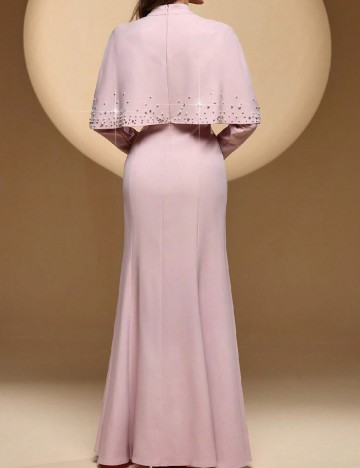 Rochie lunga Toleen, roz