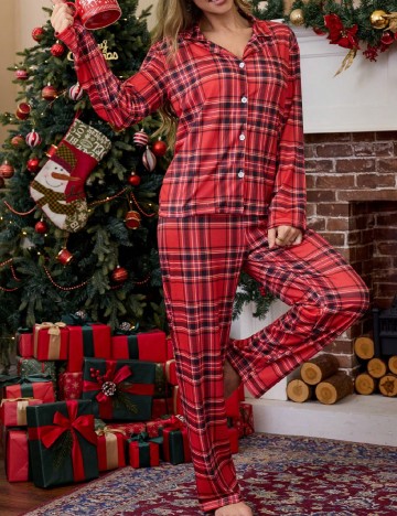 Pijama SHEIN, rosu