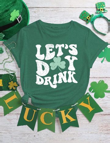 Tricou SHEIN, verde