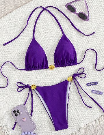 Costum de baie SHEIN, mov