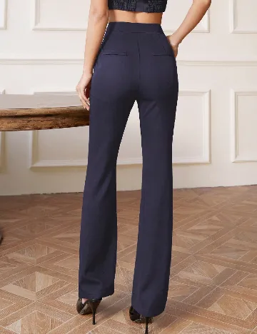 Pantaloni SHEIN, bleumarin