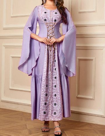 Rochie lunga Toleen, mov