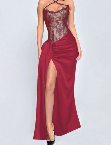 Rochie lunga SHEIN, rosu