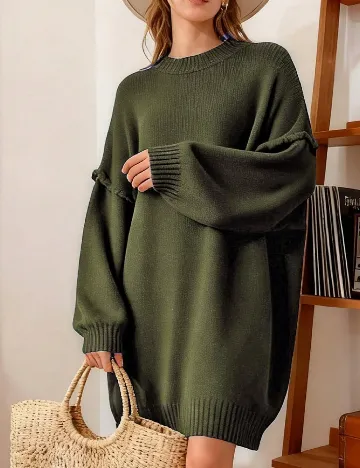Rochie scurta SHEIN, verde
