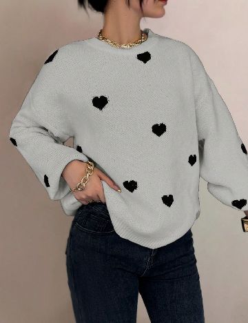 Pulover SHEIN, gri