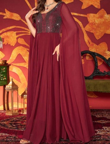 Rochie lunga Toleen, visiniu