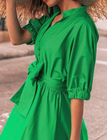 Rochie medie SHEIN, verde