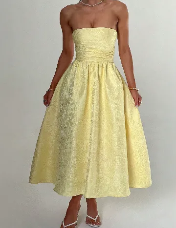 Rochie medie SHEIN, galben