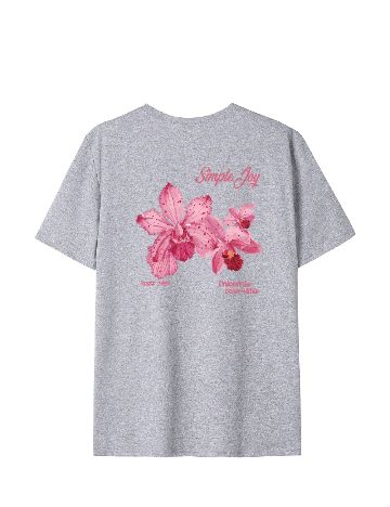 Tricou Oversize SHEIN, gri