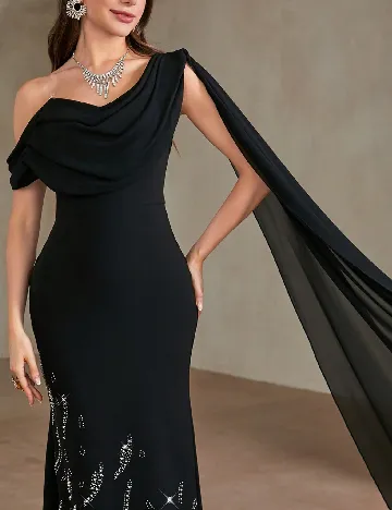 Rochie lunga Toleen, negru