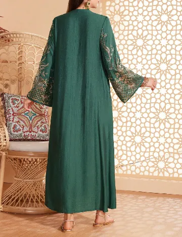 Rochie lunga Toleen, verde