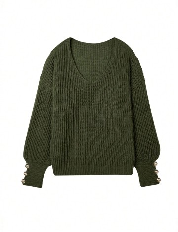 Pulover SHEIN, verde