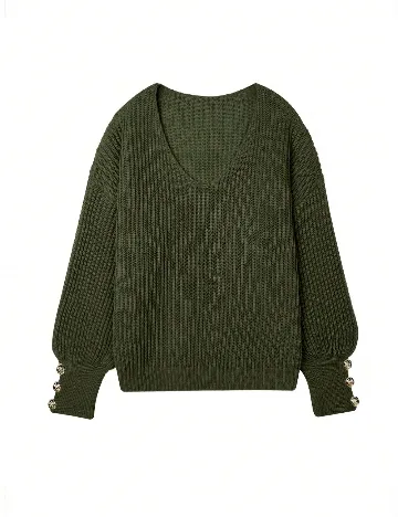 Pulover SHEIN, verde