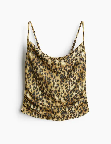 Top H&M, animal print
