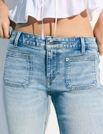 Blugi H&M, albastru