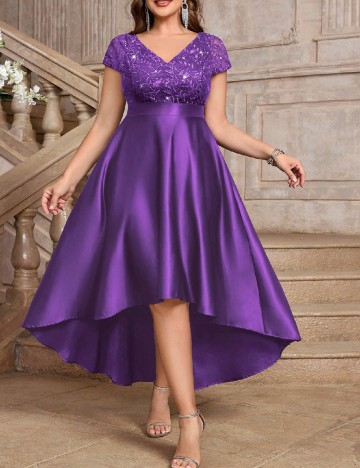 Rochie medie MISSMAY Plus Size, mov