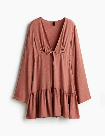Rochie scurta H&M, maro
