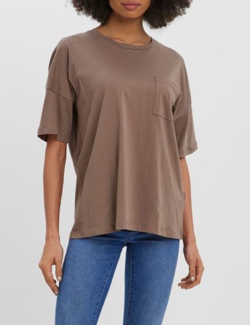 Tricou Oversize Vero Moda, maro