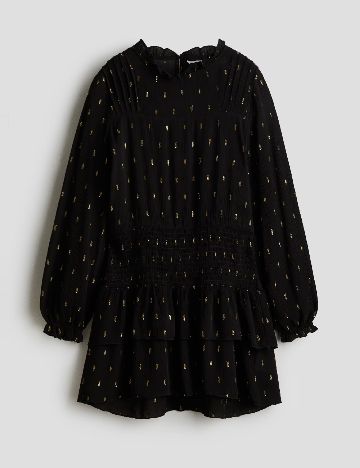 Rochii H&M, negru/auriu