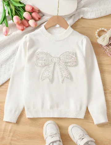 Bluza Shein Kids, alb