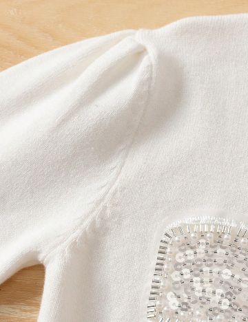 Bluza Shein Kids, alb